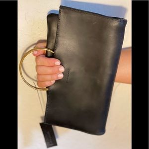 Parker Clay - Nyala Foldover Clutch - Black